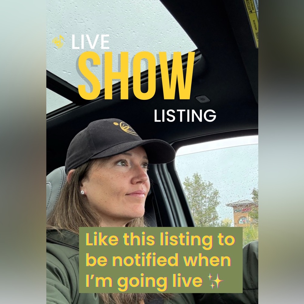 LIVE SHOW FLYER - Like this listing to be notified of live shows 🥳
